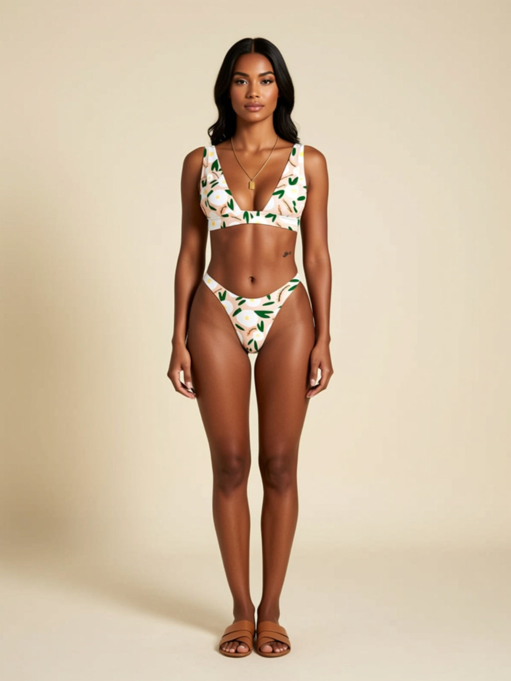 Basic Knit Bikini Set