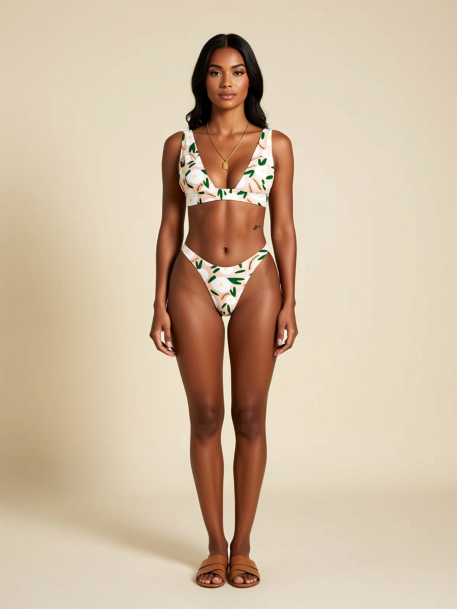 Basic Knit Bikini Set
