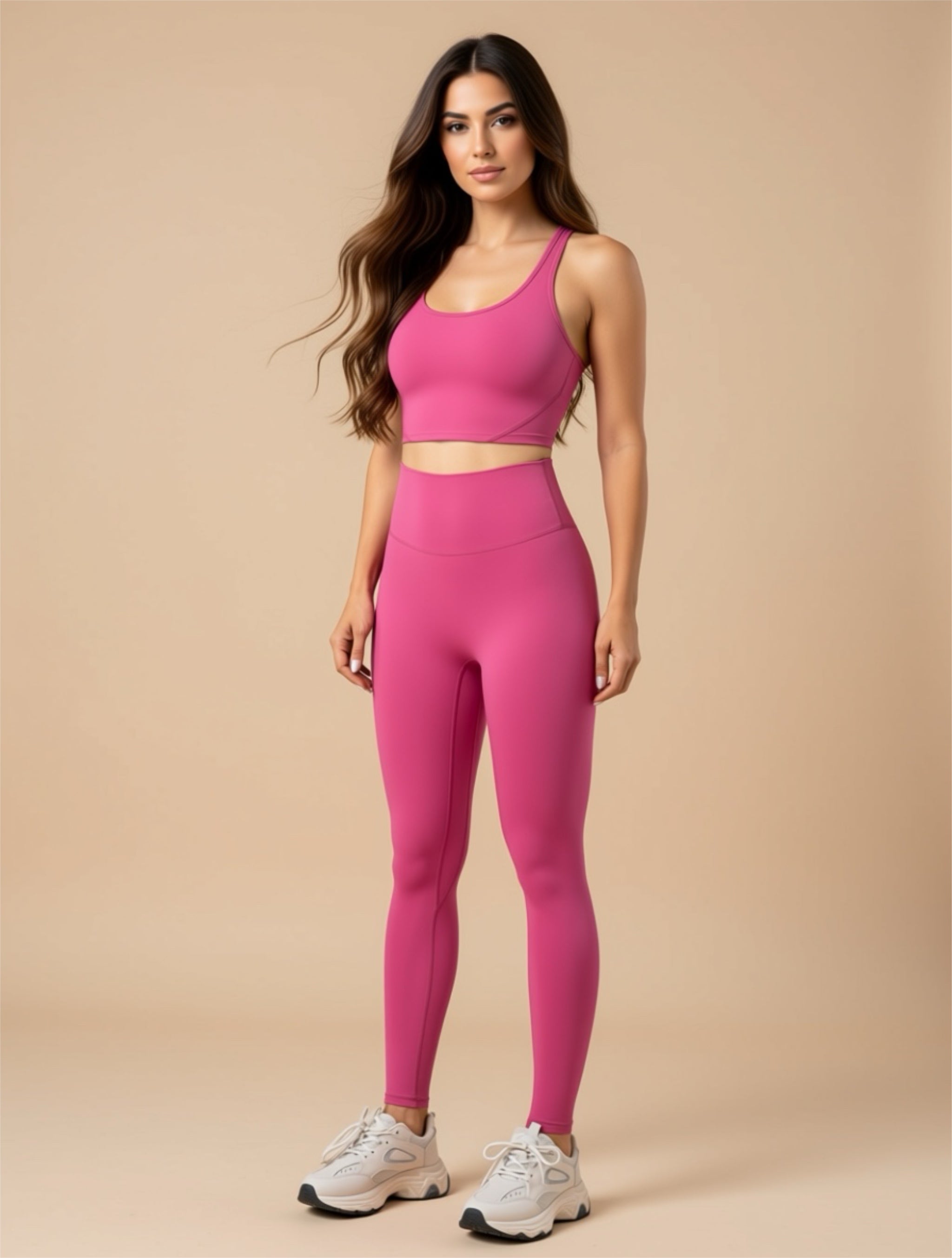 High‑Waisted Seamless Leggings