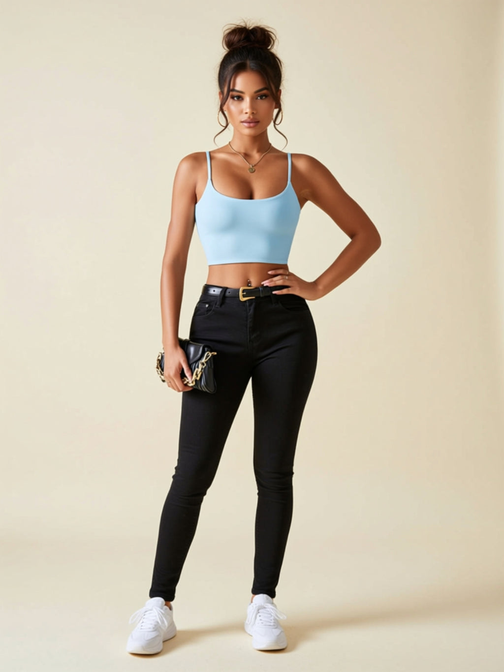 Solid Knit Sexy Top