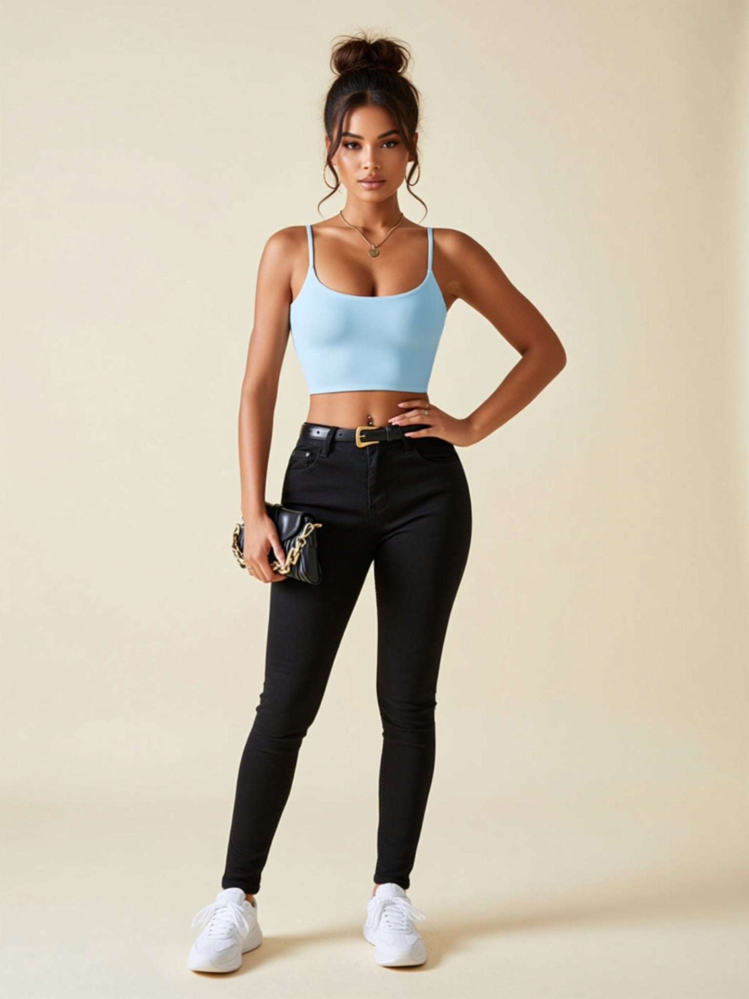 Solid Knit Sexy Top