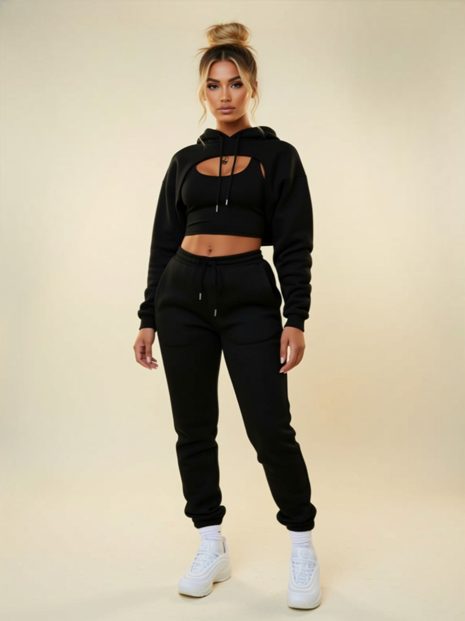 Hooded 3‑Piece Lounge Set