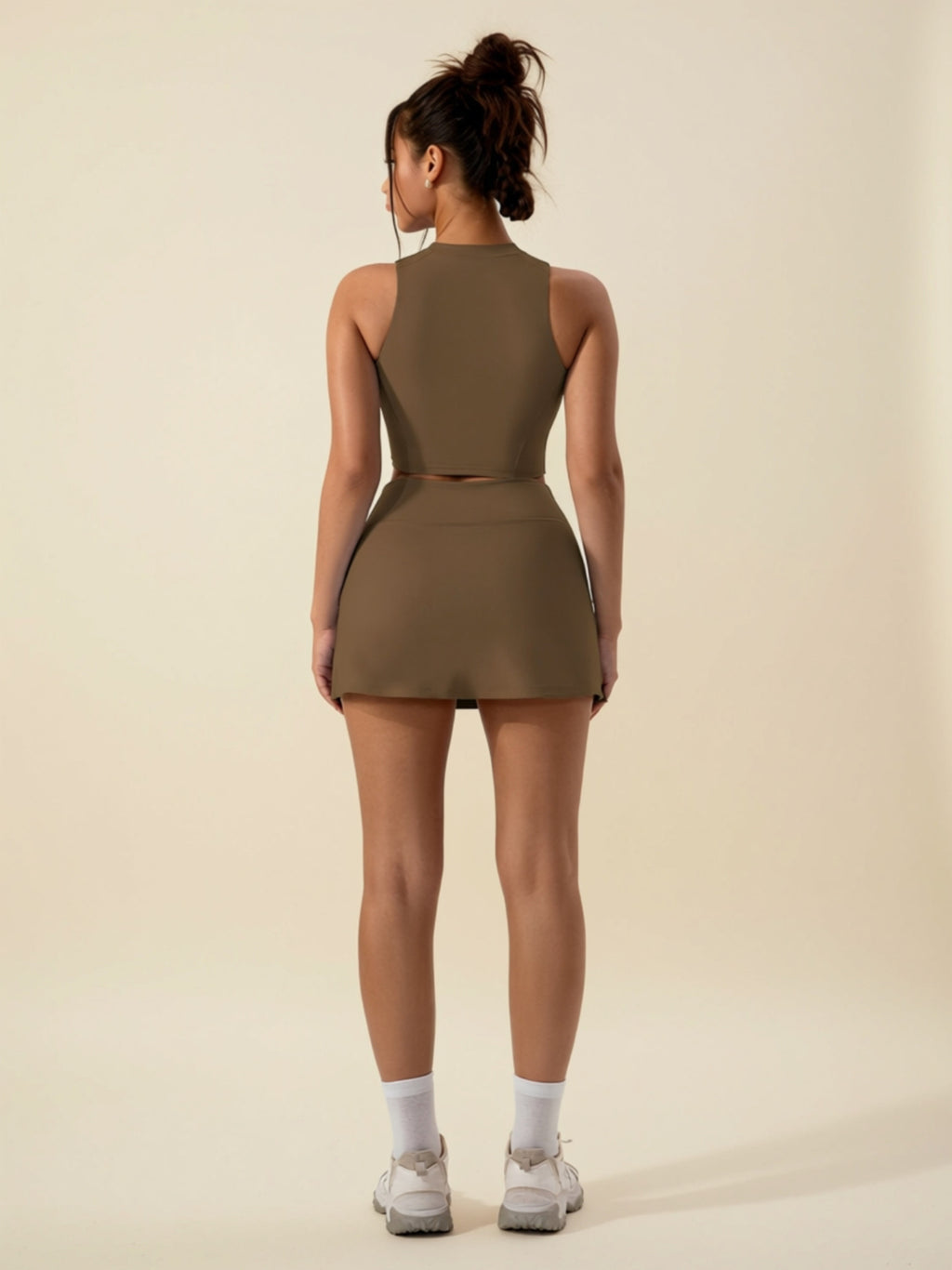 High‑Stretch Sports Skirt Set