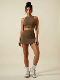 High‑Stretch Sports Skirt Set