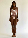 Solid Knit Swimsuit