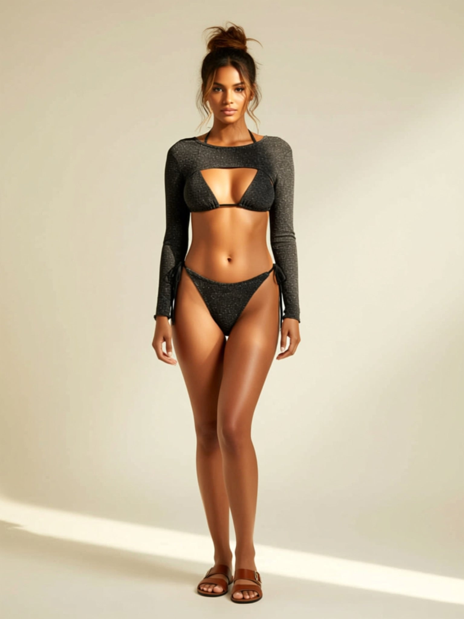 High‑Stretch 3‑Piece Bikini Set