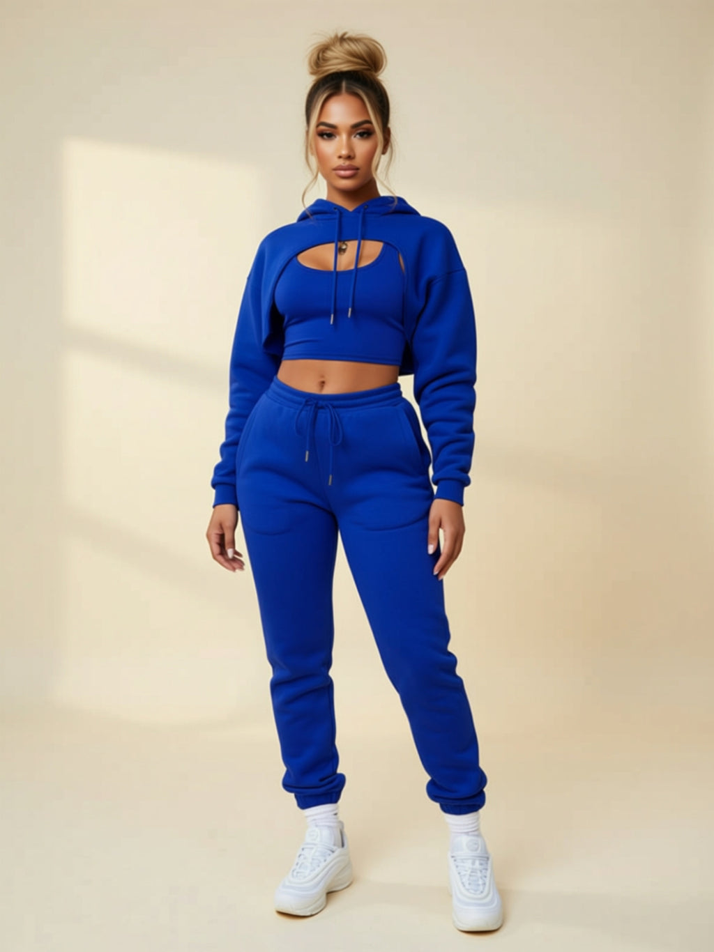 Hooded 3‑Piece Lounge Set