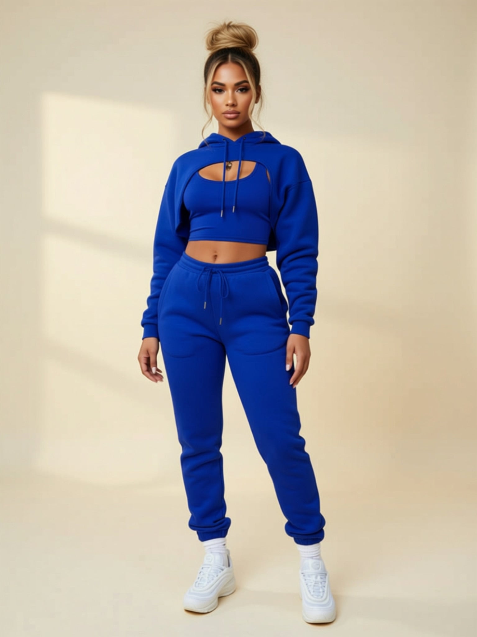 Hooded 3‑Piece Lounge Set