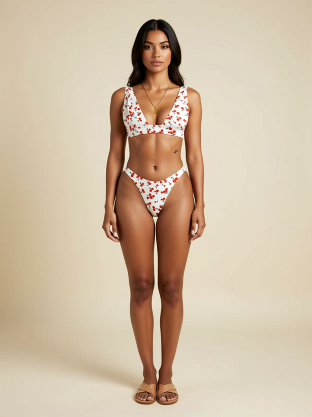 Basic Knit Bikini Set