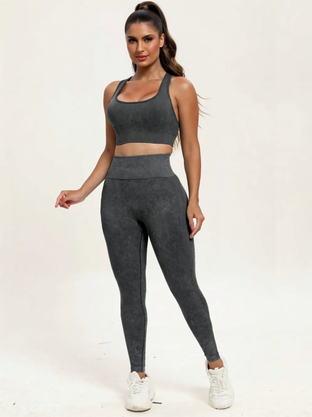 Zweiteiliges nahtloses Activewear-Set