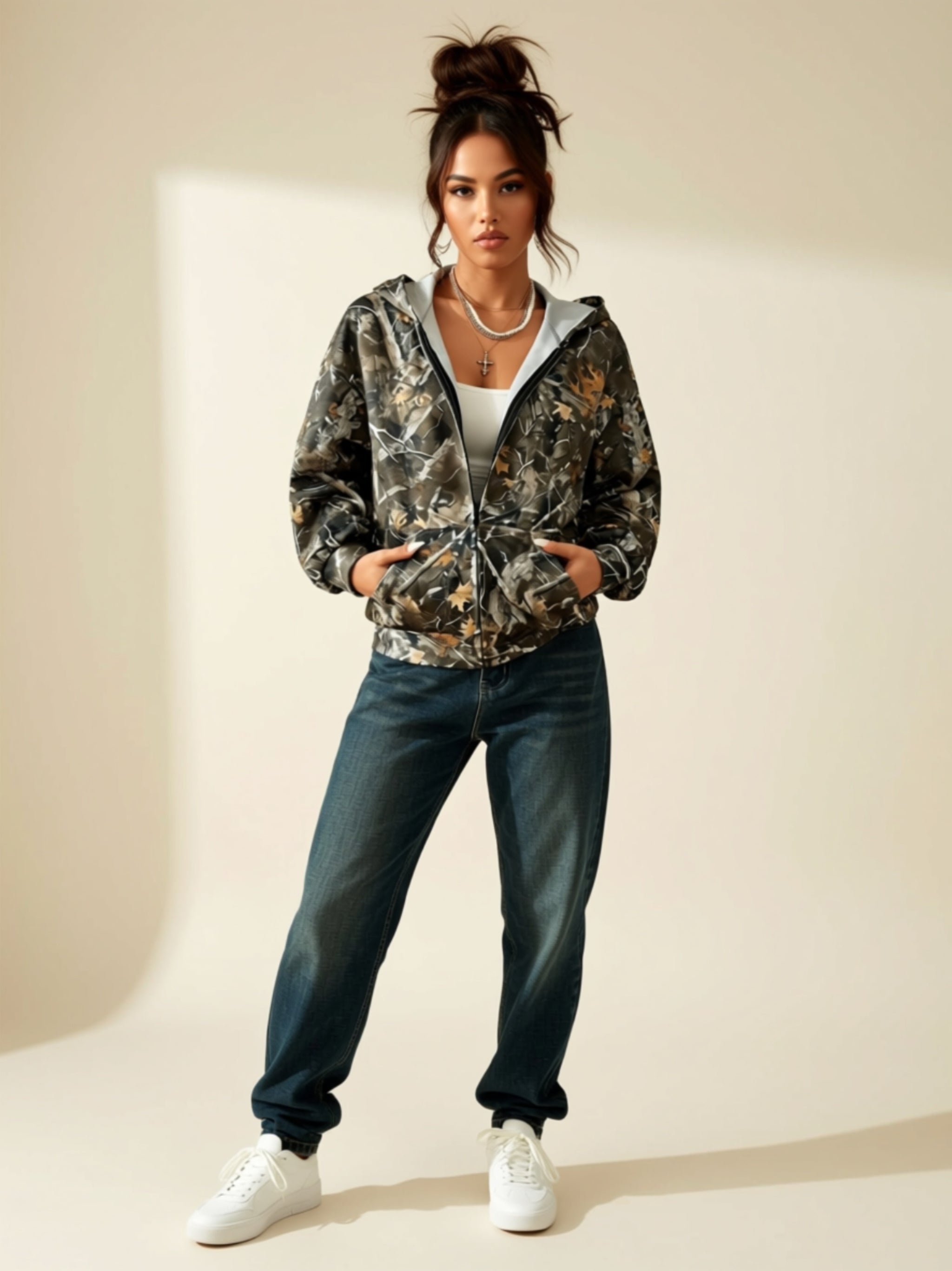Zip‑Up Jacket with Pockets