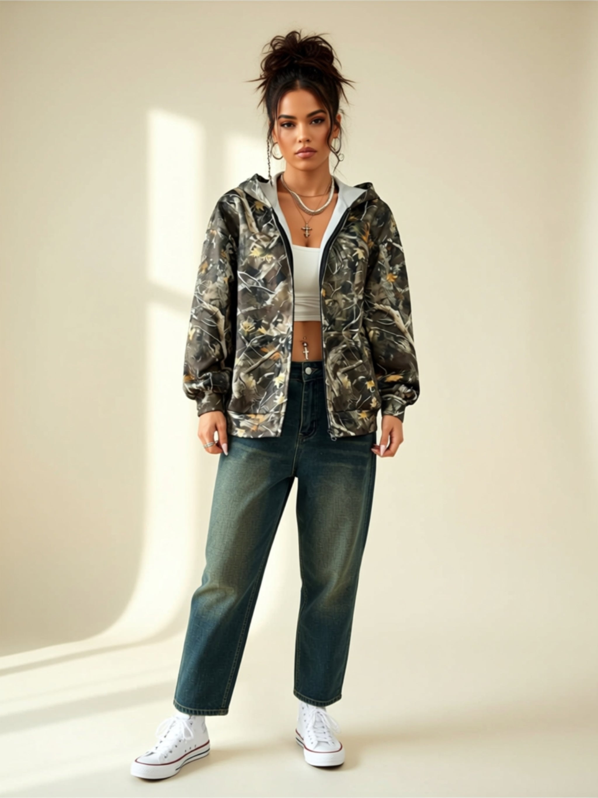 Zip‑Up Jacket with Pockets