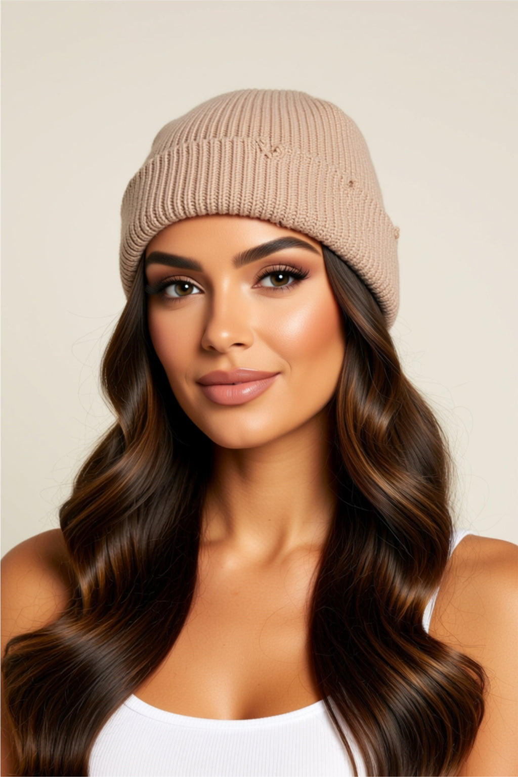 Ribbed Knit Beanie