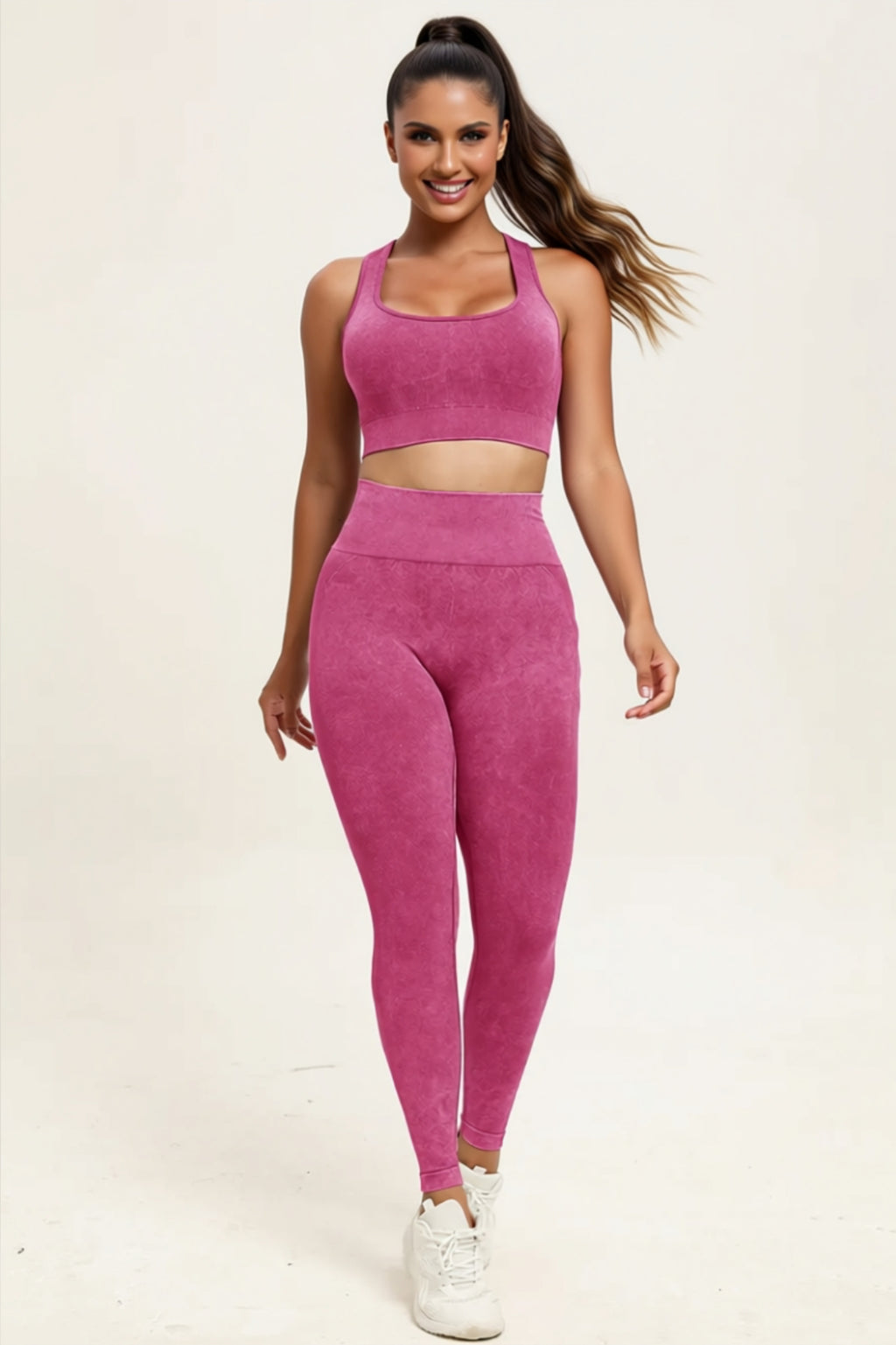 Zweiteiliges nahtloses Activewear-Set