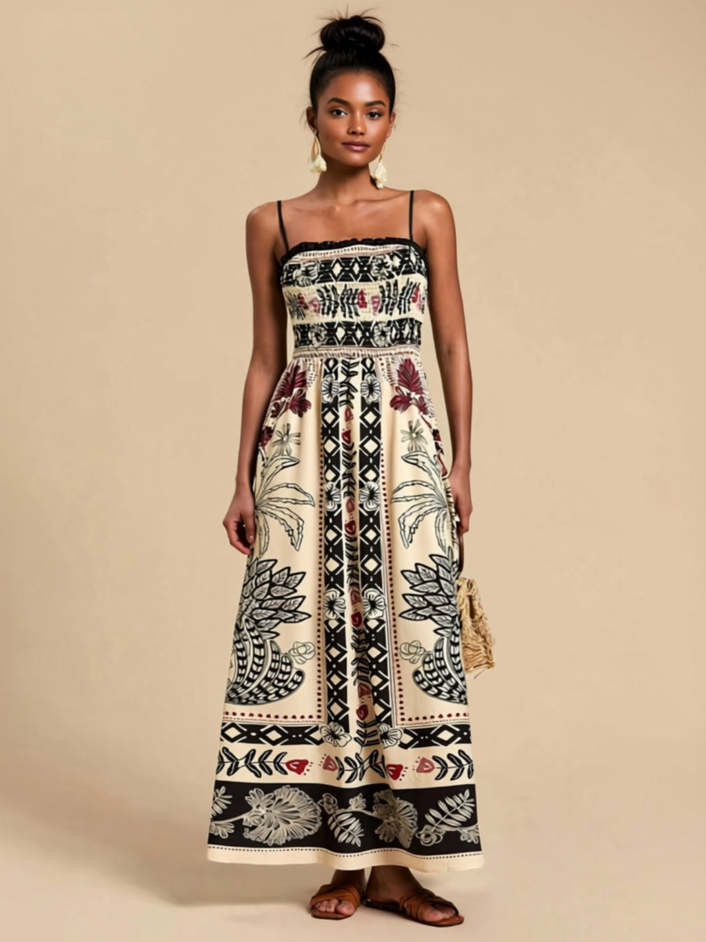 Romantisches Webkleid