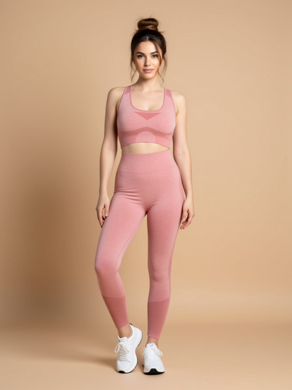 High‑Waist Knit Sports Set