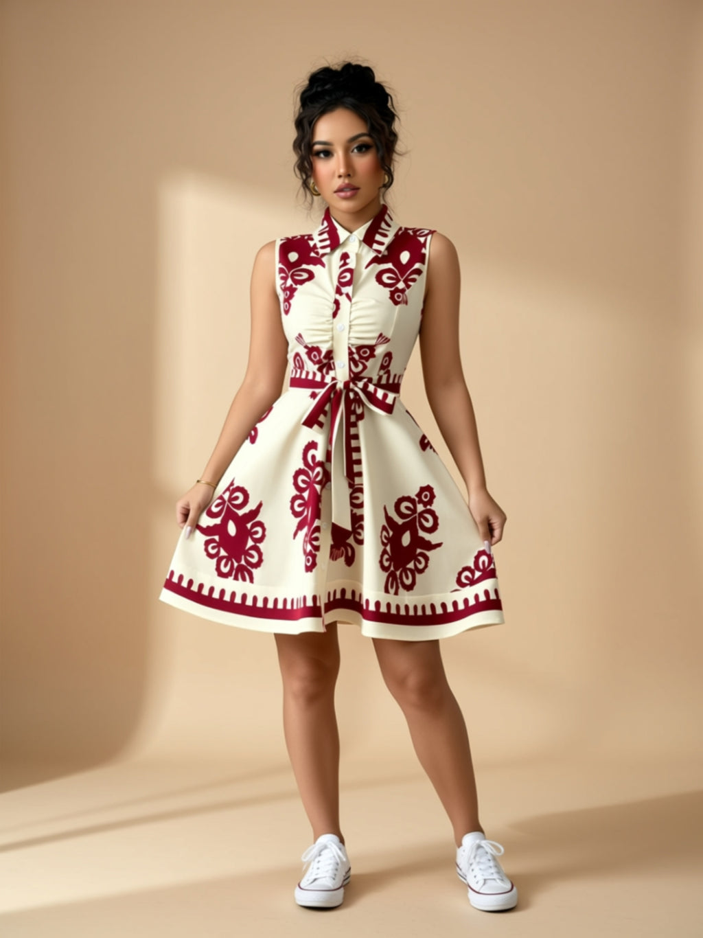 Robe tissée de vacances