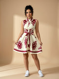 Robe tissée de vacances