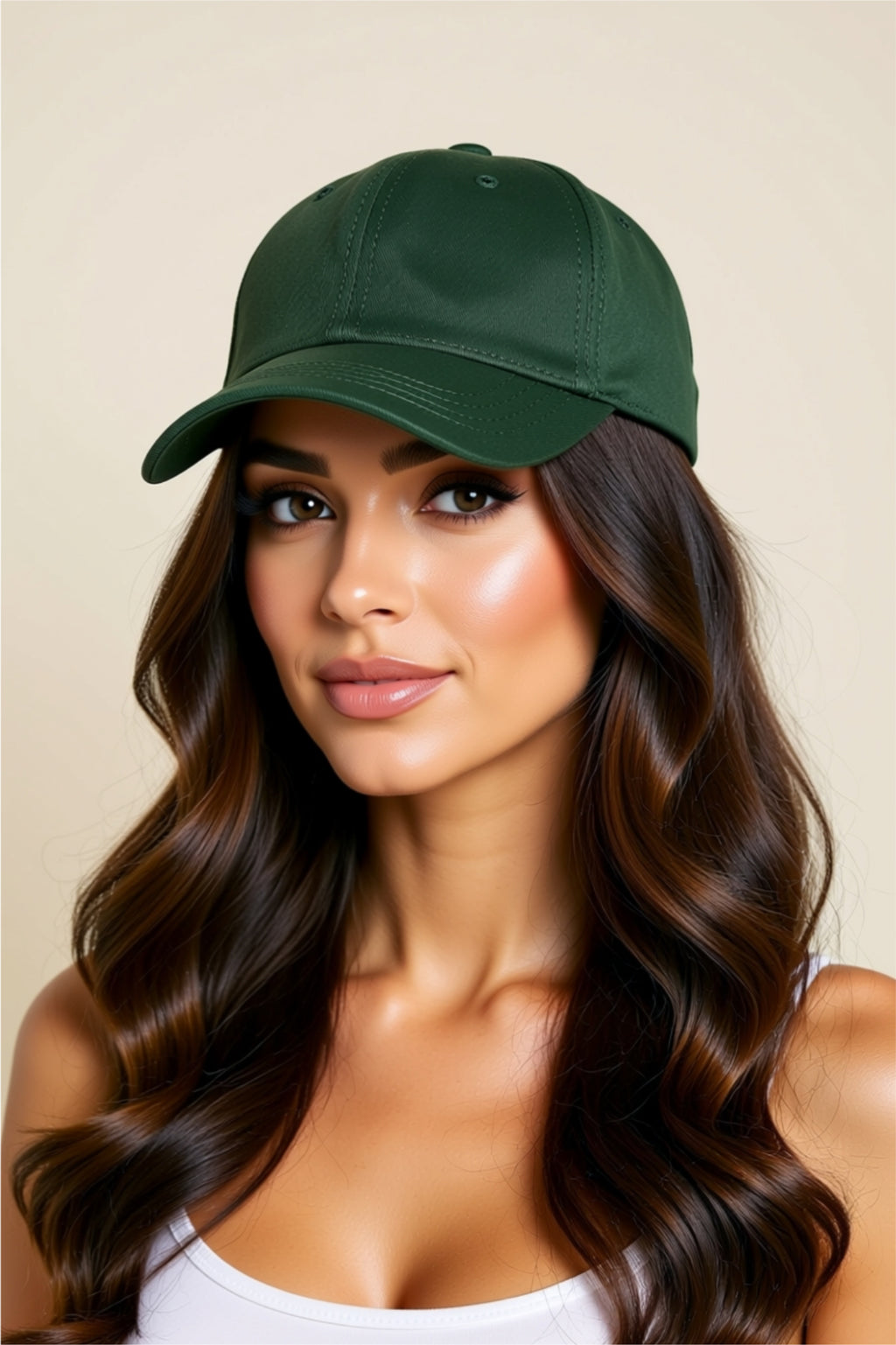 Casquette de baseball en coton uni