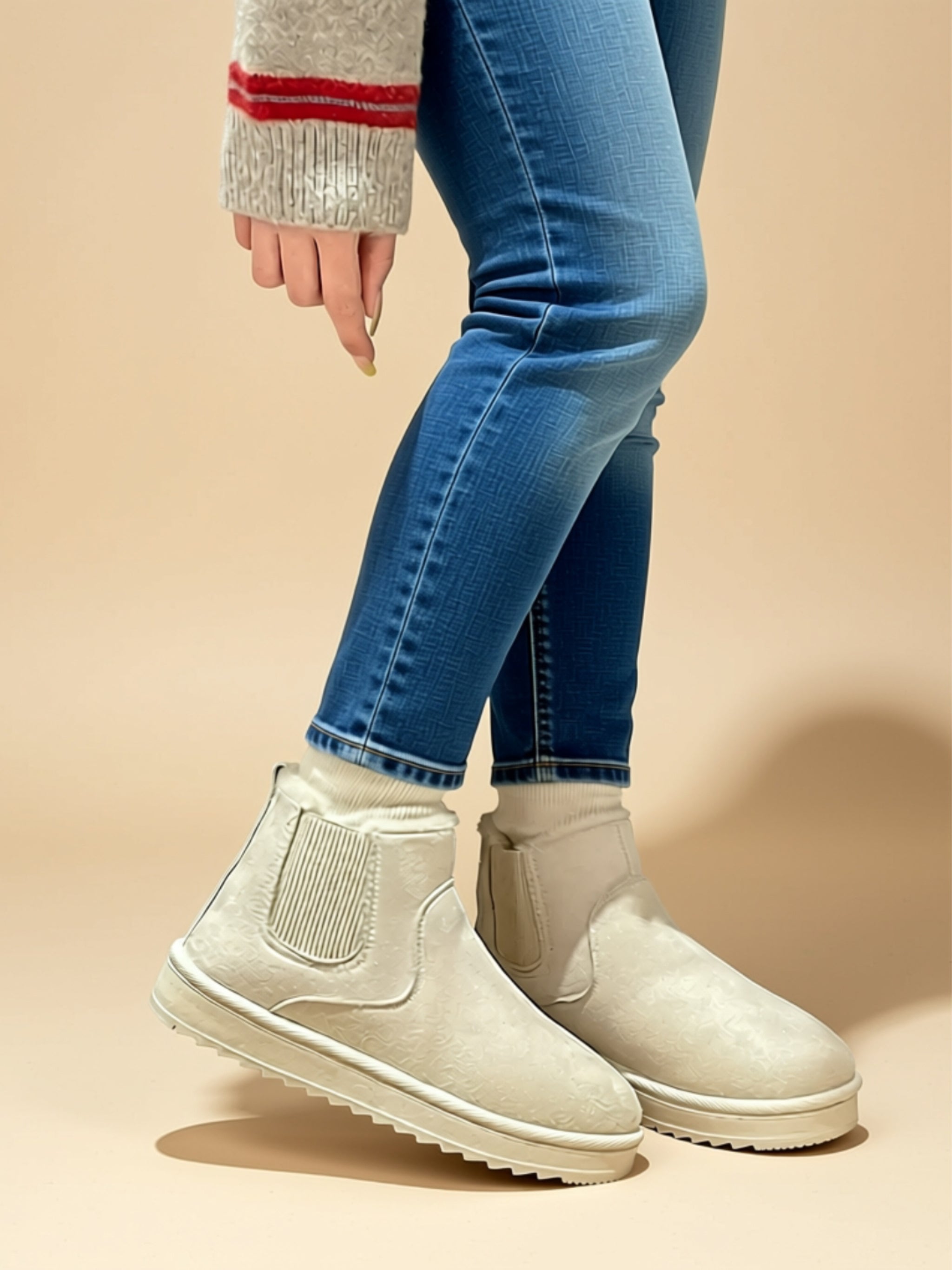 Suede Flat Boots