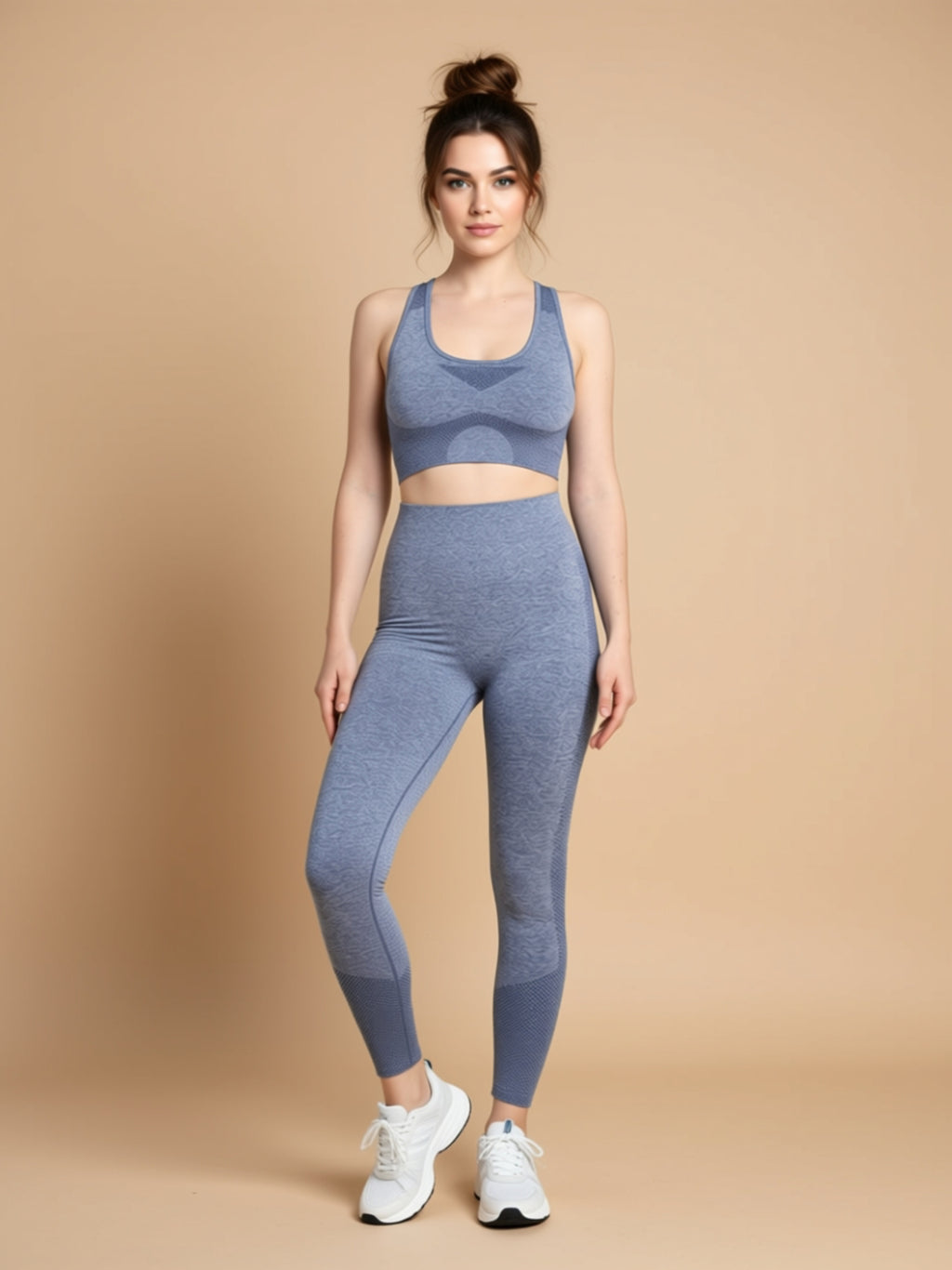 High‑Waist Knit Sports Set