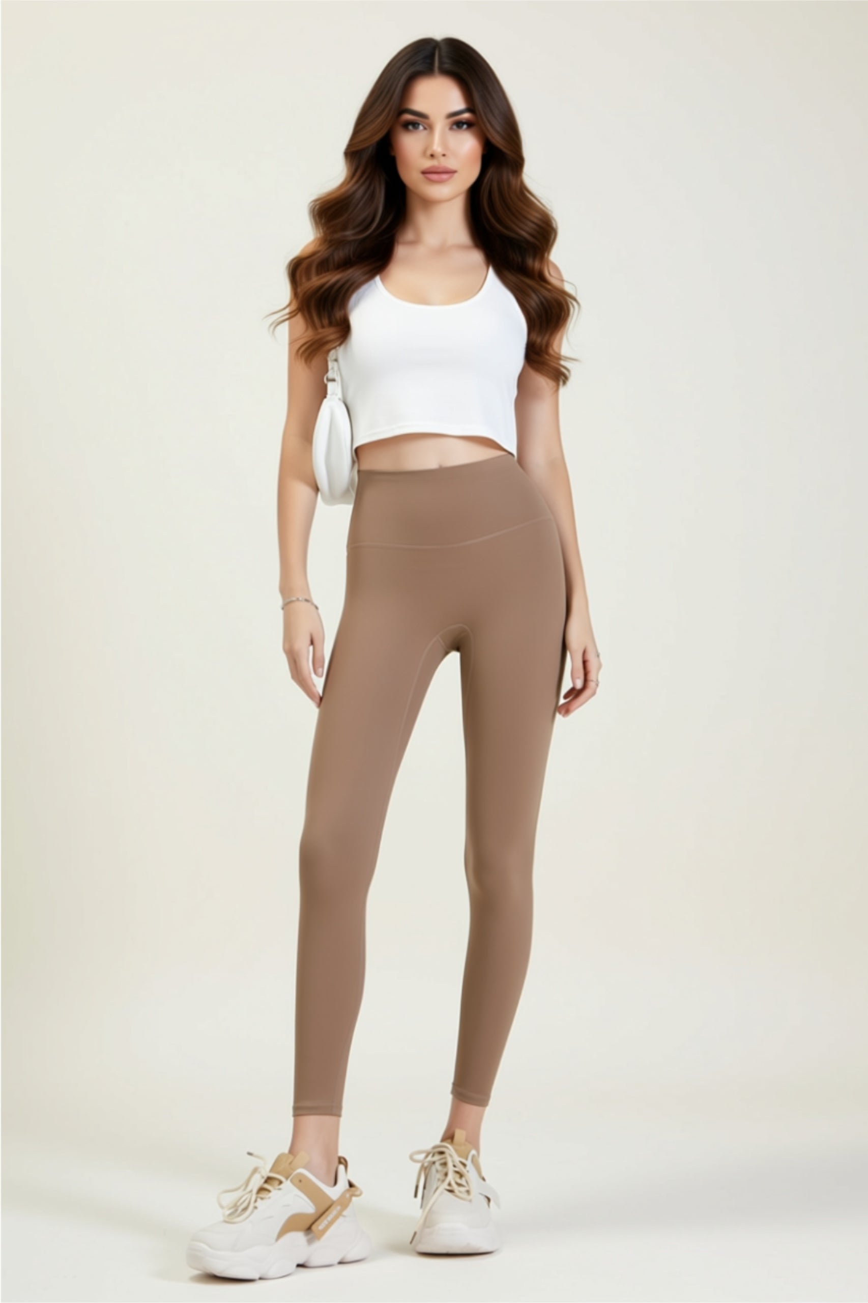 High-Stretch Nylon Spandex Leggings