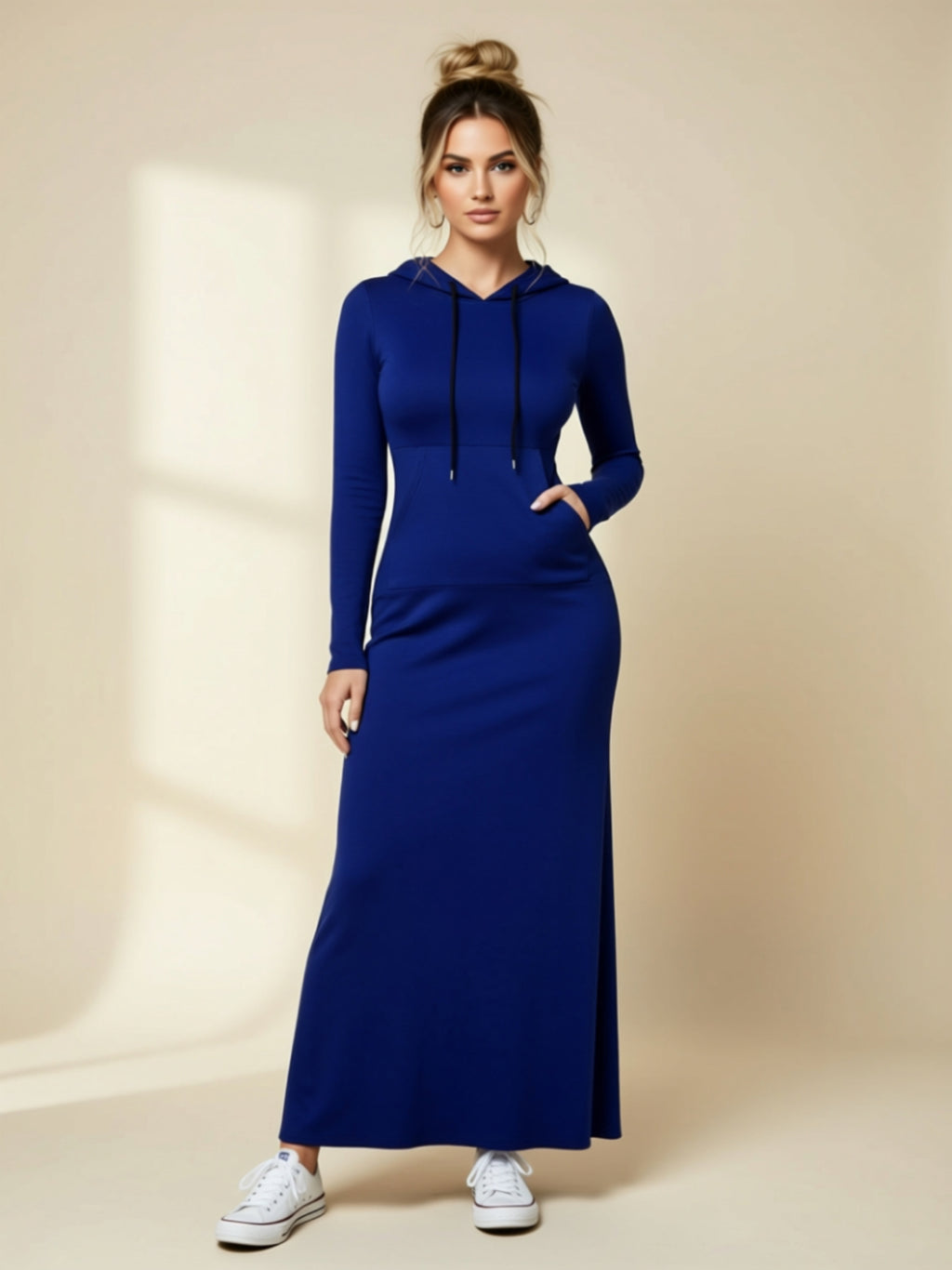Lounging-Kleid mit Taschen