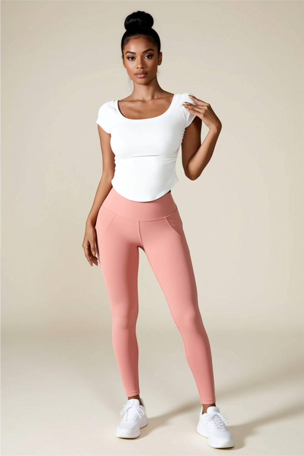 Kurzärmliges Active Crop Top
