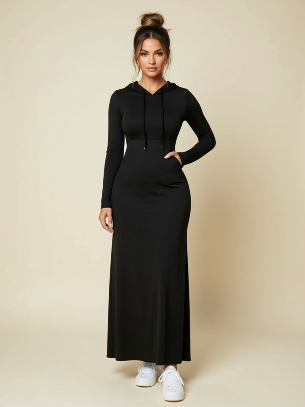 Lounging-Kleid mit Taschen