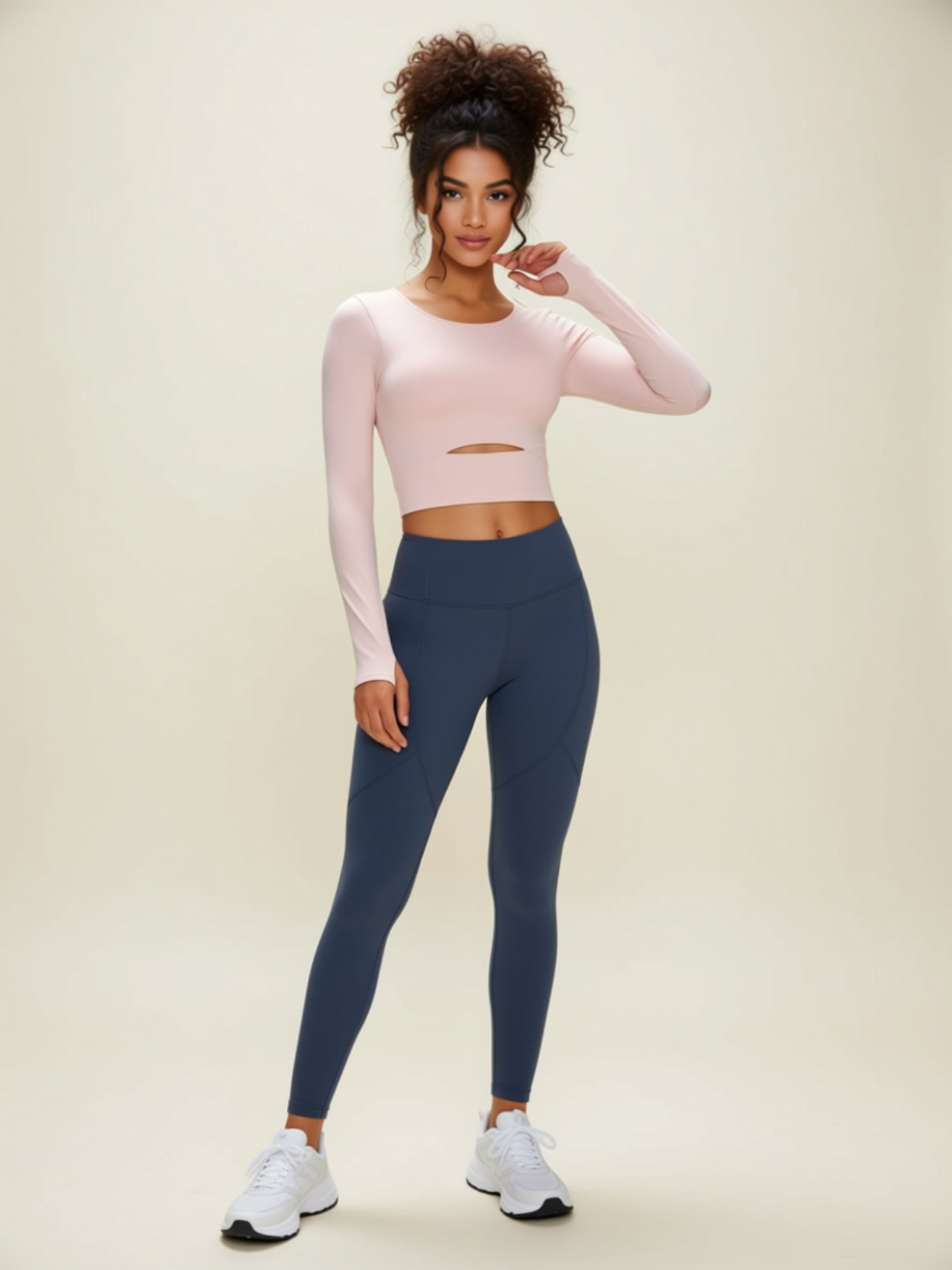 Highly Stretchy Cutout Top