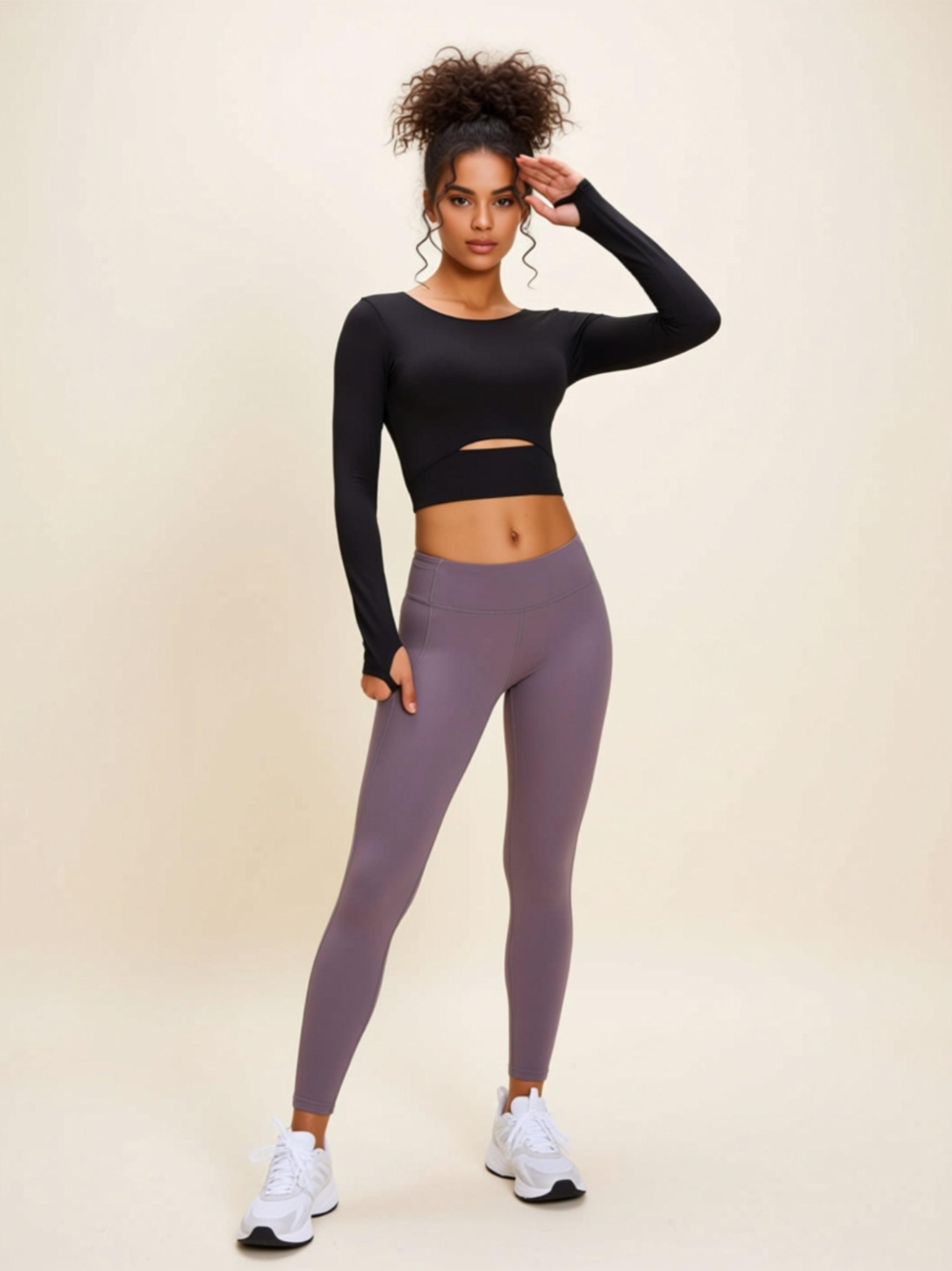 Highly Stretchy Cutout Top