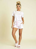 Two‑Piece Drawstring Short Sleepwear