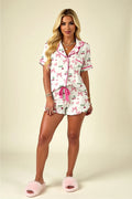 Two-Piece Ruffle Sleep Set