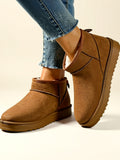 Suede Flat Boots