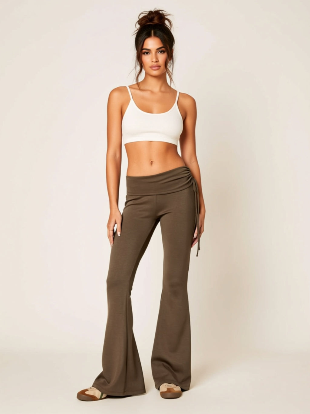 Yogahose mit Kordelzug