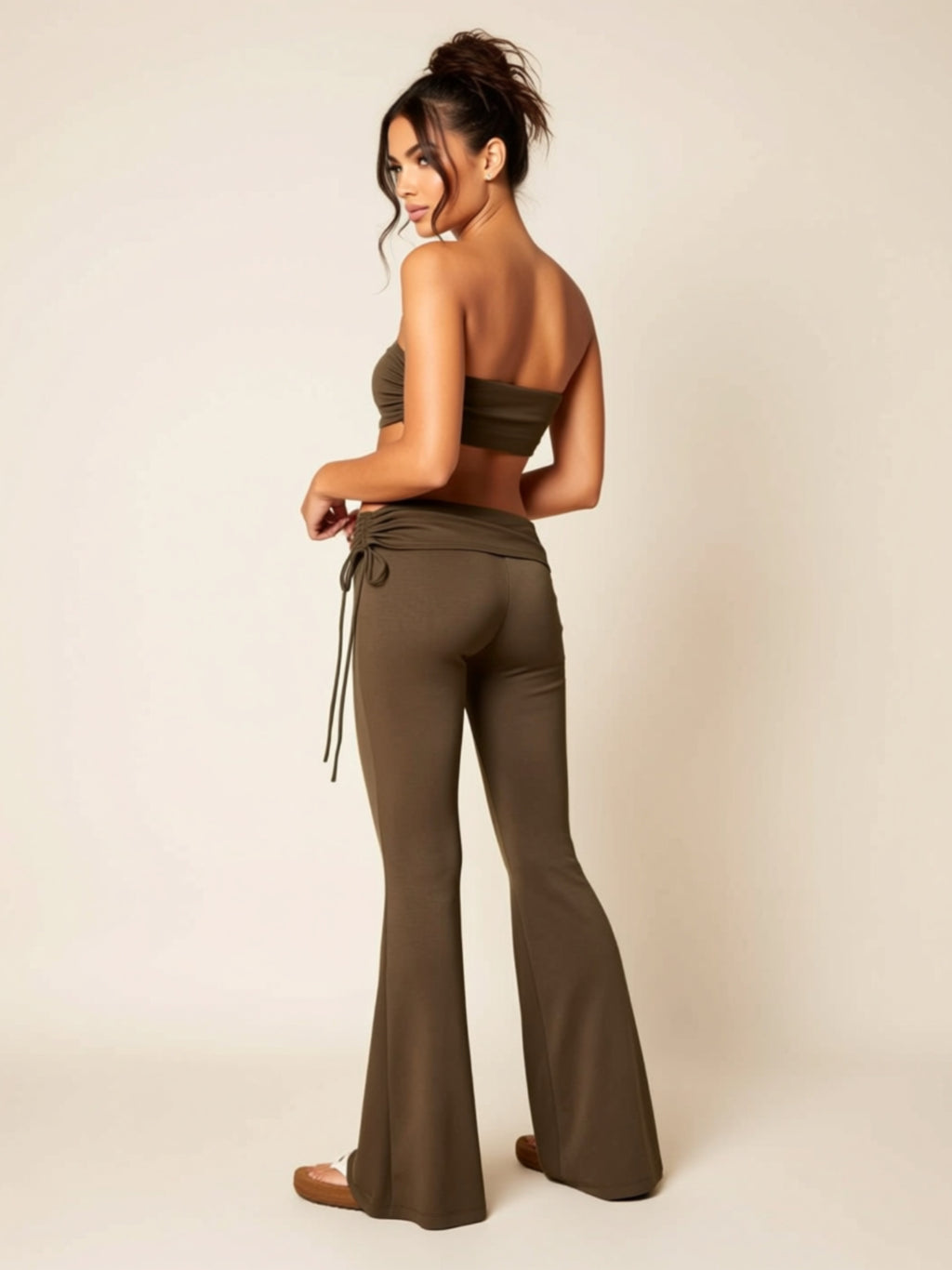 Yogahose mit Kordelzug