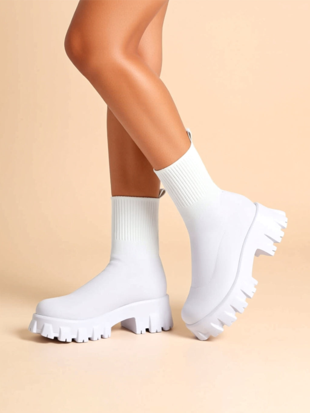 Low‑Heel Mesh Boots