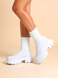 Low‑Heel Mesh Boots