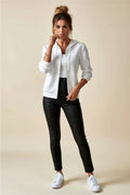 Zip-Up Hoodie Jacket with Drawstring