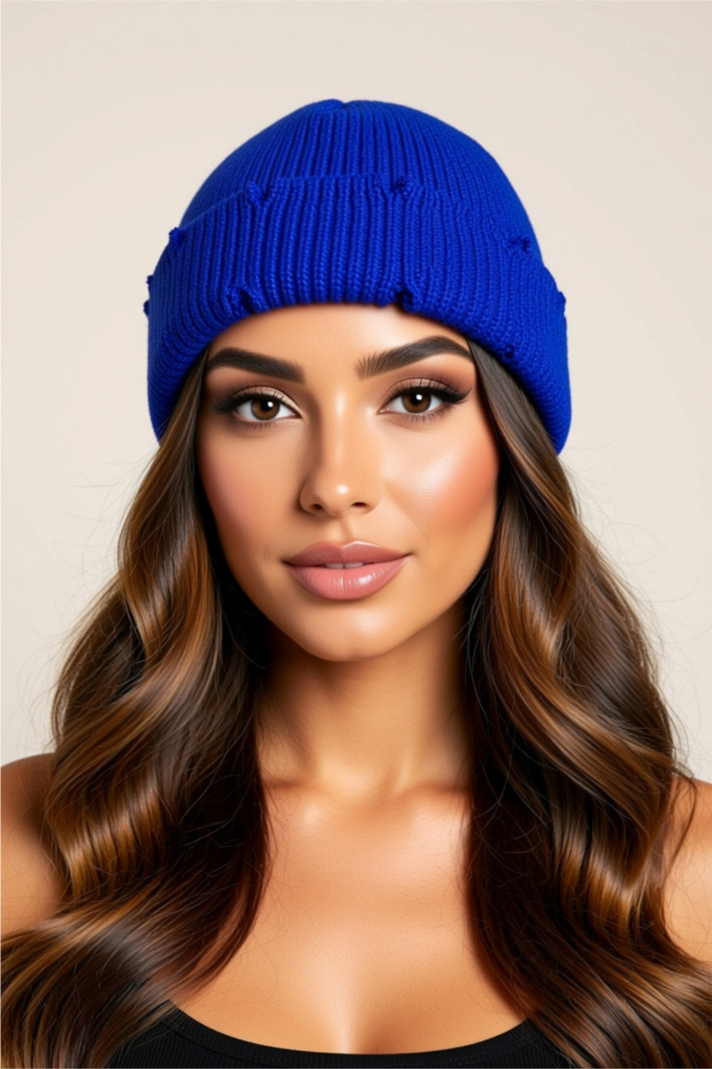 Ribbed Knit Beanie