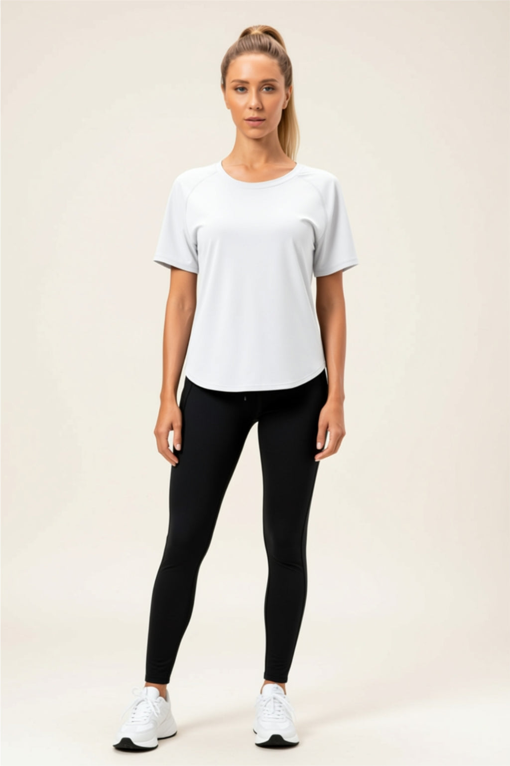 T-shirt actif sportif à manches raglan