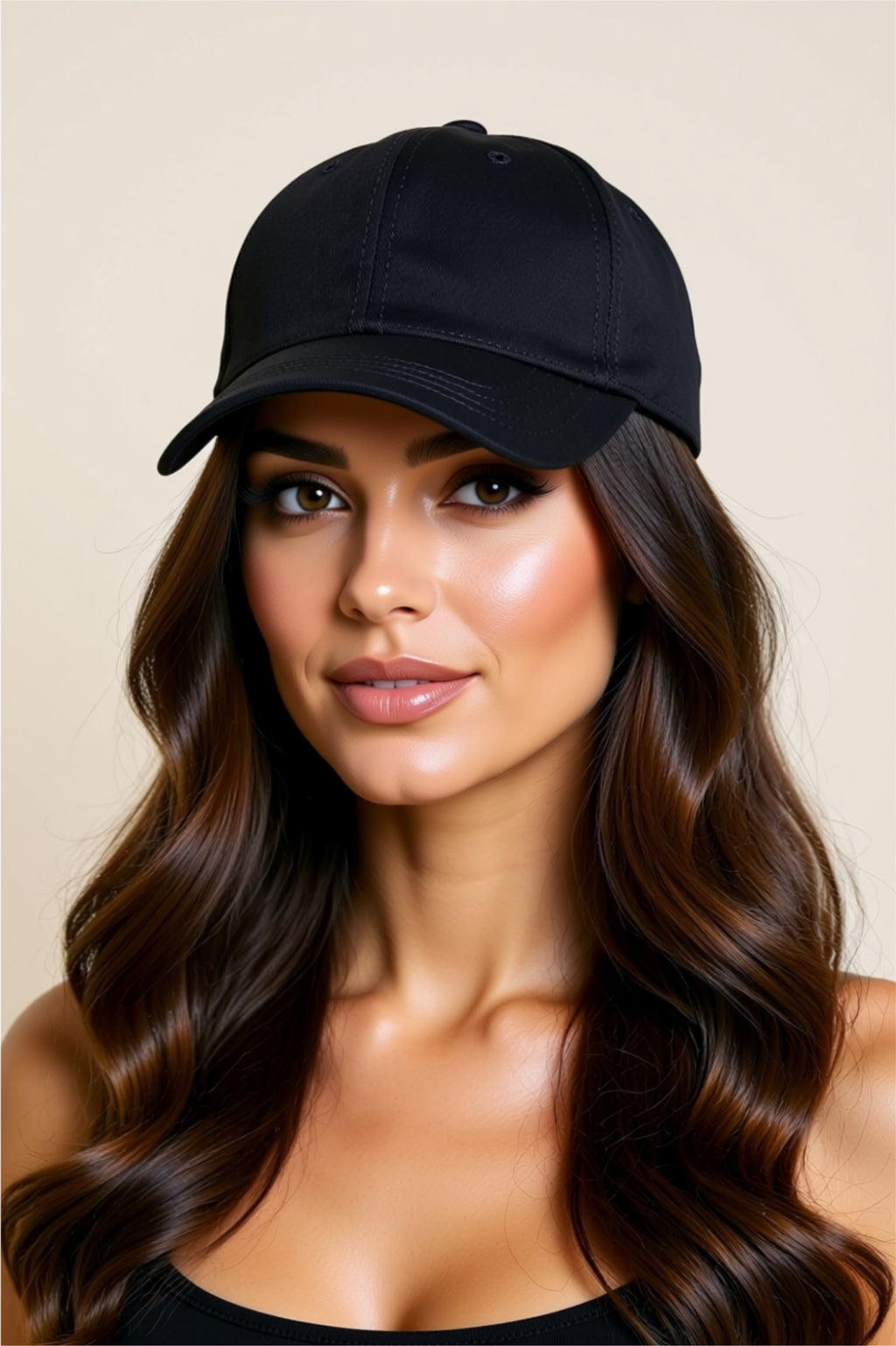 Casquette de baseball en coton uni