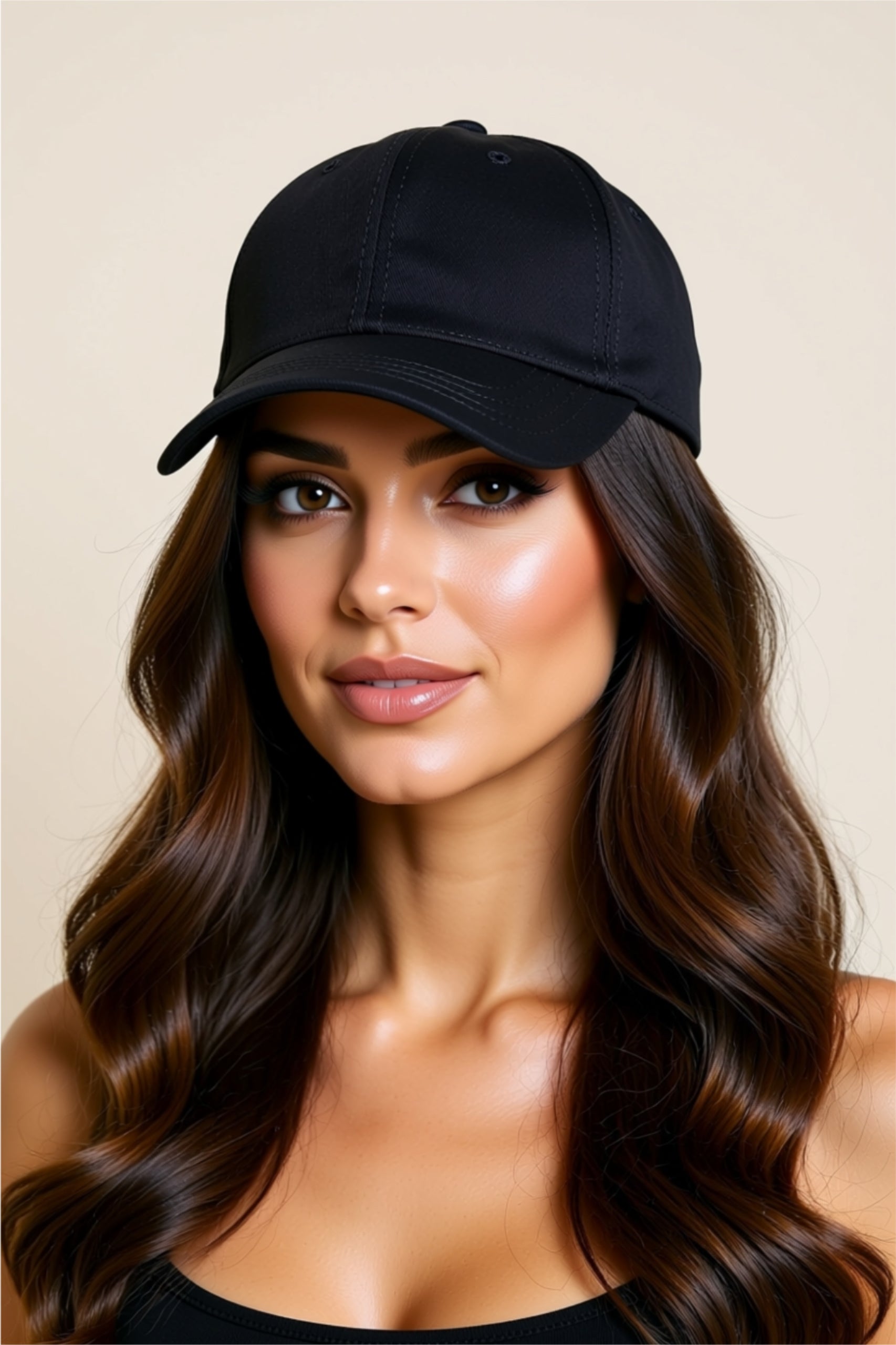 Solid Cotton Baseball Cap