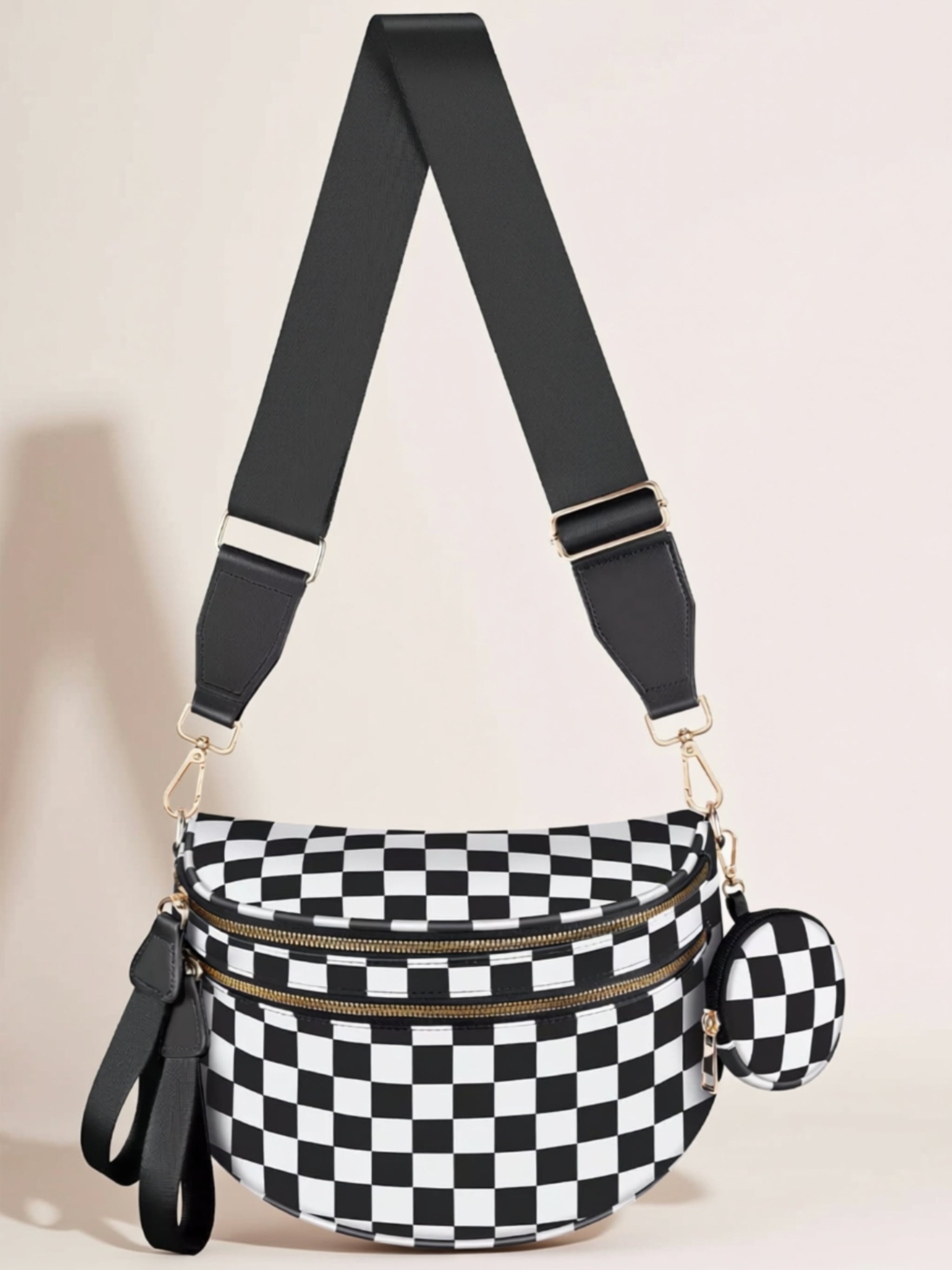 Mini Polyester Crossbody Bag