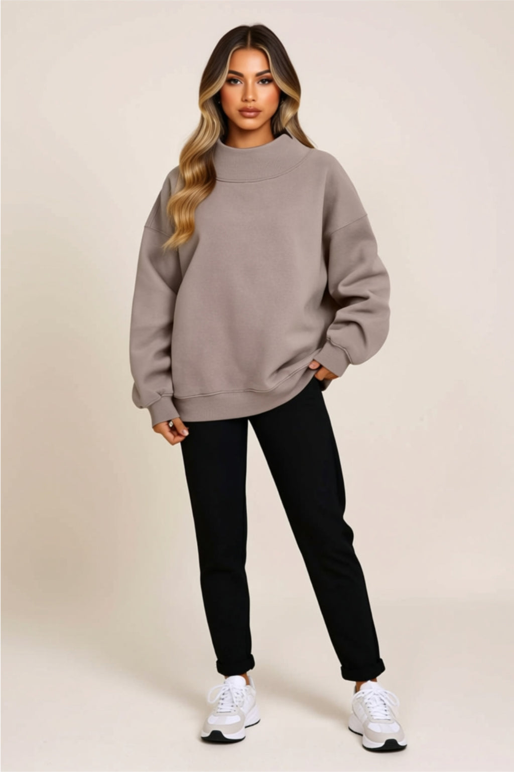 Oversized Crewneck Sweatshirt