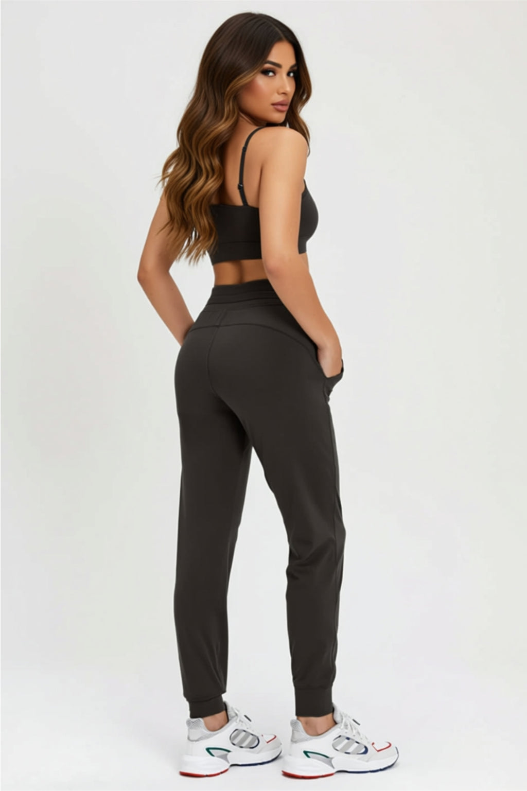 Leggings mit Kordelzug und Taschen