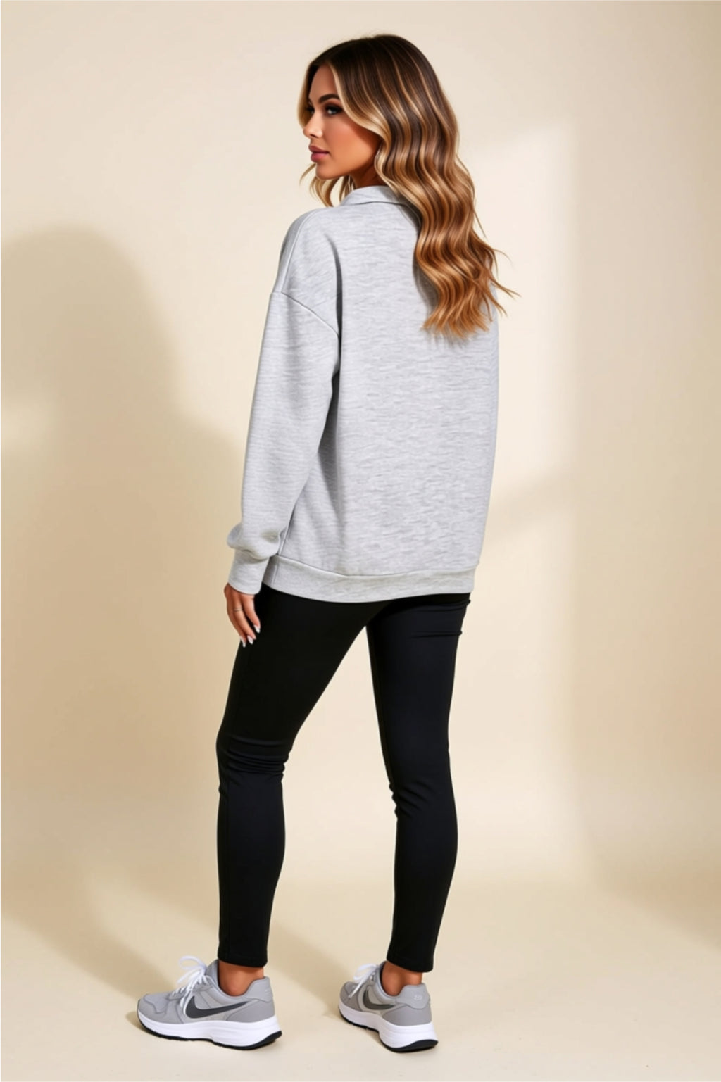 Quarter-Zip Pullover Sweatshirt