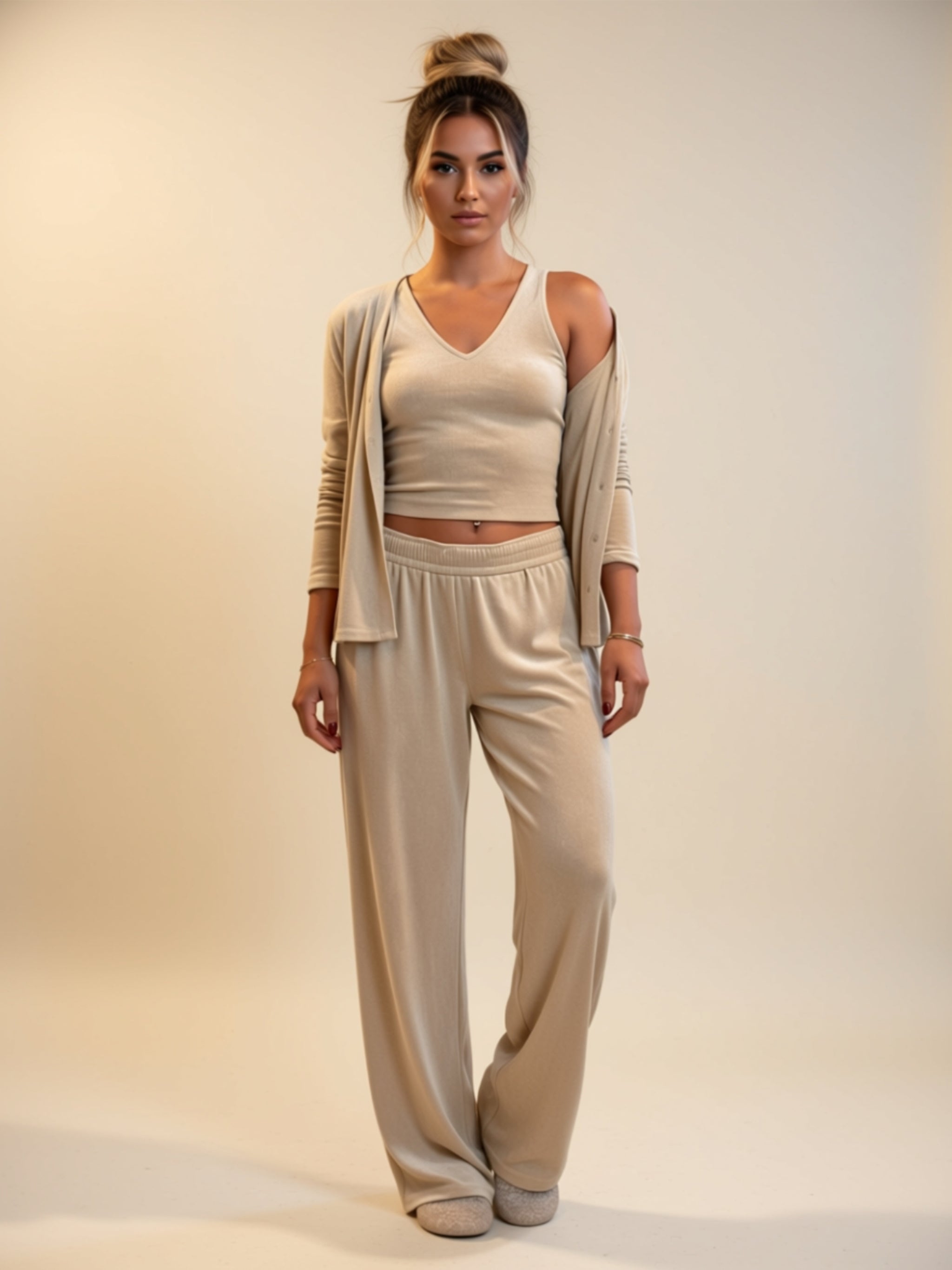 Basic 3‑Piece Pant Set