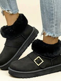 Vegan Leather Cozy Flat Boots