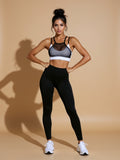 Sleeveless Knit Sports Bra